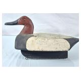 Vintage Handpainted Solid Wood Decoy - 17"L
