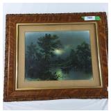 Print of river at night by chandler