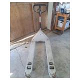 Grey pallet jack