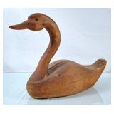 Beautiful Solid Wood Goose Decoy - 20"L