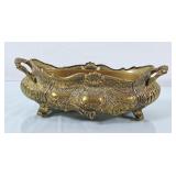 Vintage Brass Jardiniere Planter