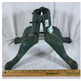Vintage Green cast iron Christmas tree stand