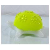 Vintage Avon Milk Glass Turtle Trinket Dish