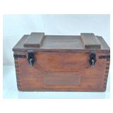 Beautiful Vintage Wood Storage Chest -