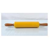 18" Vintage Yellow Ceramic Counter Art Rolling