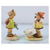 Vintage Hummel "Goose Girl" & "Little Gardener"