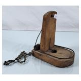 Vintage Rodent Tombstone Snap Trap