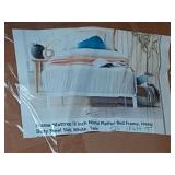 18-inch frame mattress white twin  heavy-duty