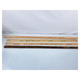 Vintage Metre Sticks - International Plowing