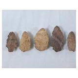 Vintage Stone Arrowheads