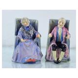 Royal Doulton "Darby" & "Joan" Figurines - H.N.