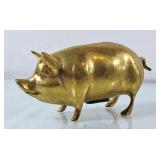 Heavy Brass Piggy Bank