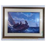 Large sailing print, 42"x32"