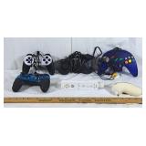 Lot of off brand controllers for the n64, wii,