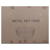 42 inch black metal play pen pet cage