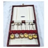 6 sterling silver spoons