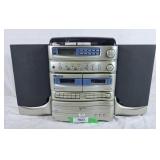Memorex 3 compact disc changer, two cassette and