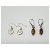 2 pairs of 925 earrings