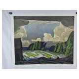 A.J. Casson "Summer Storm" Print 24"x20"