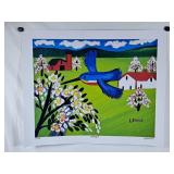 Maud Lewis "Hummingbird" Print - 24"x20"