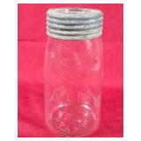 Vintage GEM Glass Canning Jar