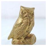 Solid Brass Owl