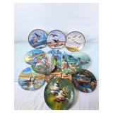 Bird Themed Collector Plates Incl. Duck