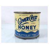 Vintage Clover Crest 2lb Honey Tin