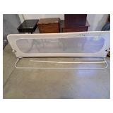 White safety bed rail