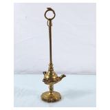 Vintage Brass Venetian Oil Lamp