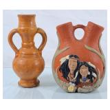 Handcrafted Terracotta Navajo Style Double Spout