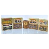 Collection of Vintage Wood Tea Boxes