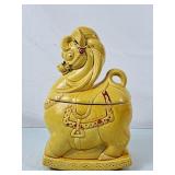 Vintage Rocking Horse Cookie Jar - One Small Chip