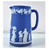 Vintage Wedgwood Cobalt Jasperware Pitcher
