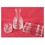 Ralph Lauren Glass Trinket Box & Nightstand W