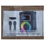 JYX Karaoke Machine with 2 mics