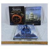 Lot of three ship books, 5,000 years of maritime