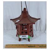 Cast iron pagoda hanging Japanese garden lantern