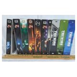 Box sets of 24 and the wire season one of the