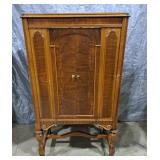 Vintage 3 shelf record cabinet