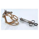 Vintage Brass Dental Articulator & Antique Metal