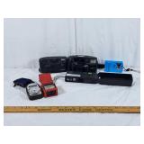 Lot cameras and camera bag. Canon powershot,