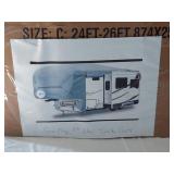 Clear flag 5th wheel cover like new