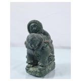 Wolf Original Canada Soapstone Inuit Parent &