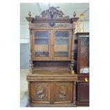 Stunning Late 19th Century Solid Carved Oak Hunt