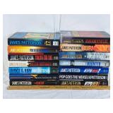 Lot of James Patterson books titles shown in