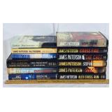Lot of James Patterson books titles shown in