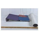 Lot of hockey cards and four posters, purple
