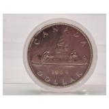 Uncirculated 1954 Canada One Dollar Coin
