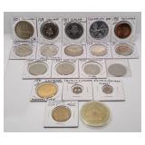 Nineteen Tokens. Various Years Beginning in the